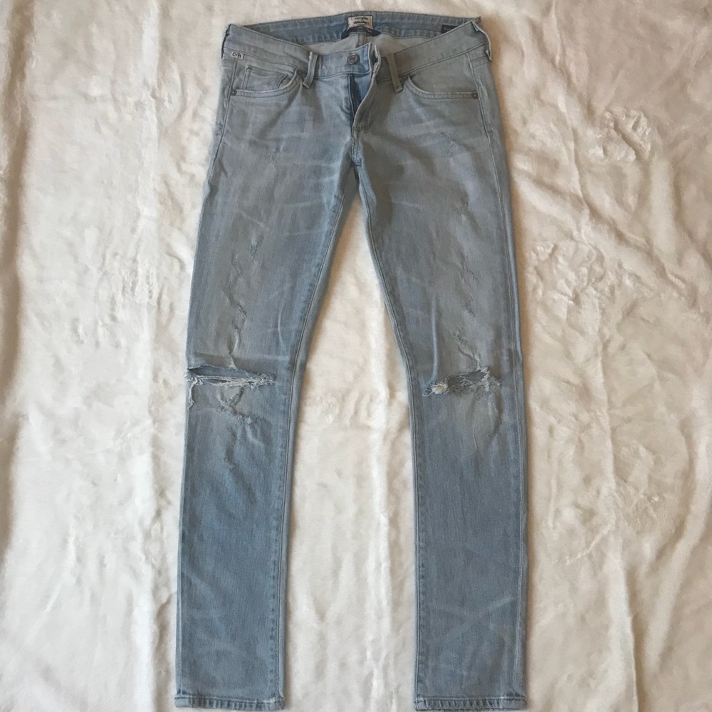 Citizens of humanity rider low rise skinny